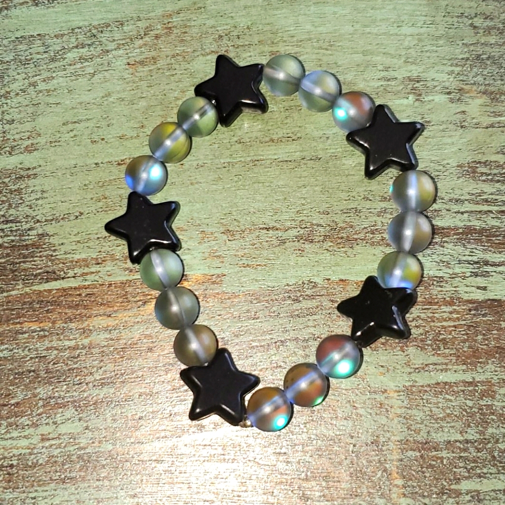 Mermaid glass bracelet